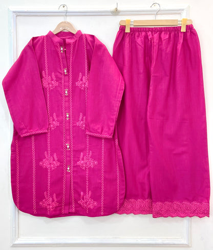 Chicken Kari Love Co-Ord Set (Khaddar) (Hot Selling) D-259