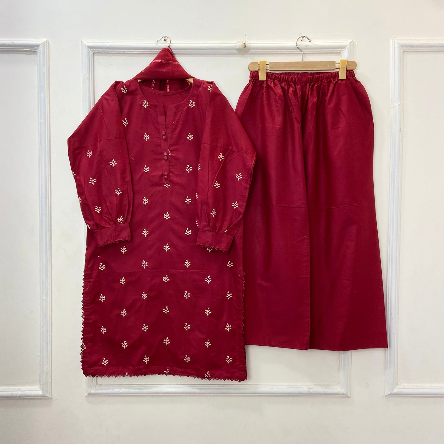 Gorgeous Embroidered 2PC (Premium Cotton) D-391