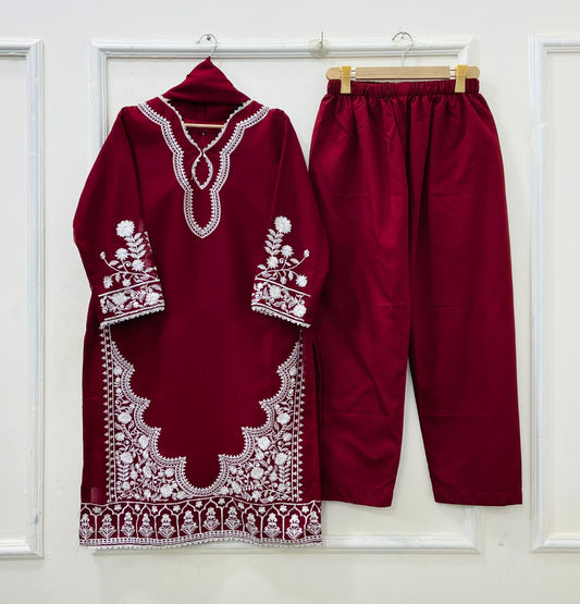 Maharani 3PC (Chiffon) D-542