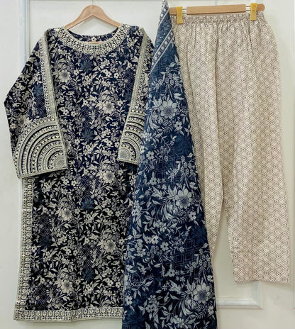 Chamkeeli 3PC (Premium Lawn) D-506