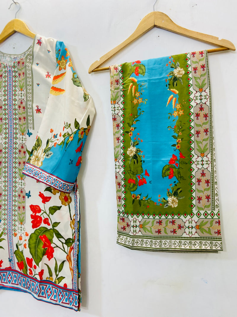 Trendiest Co-Ord Set (Swiss Silk) D-73