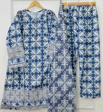 Traditional Embroidered 3PC (Bana Dora Silk) D-429