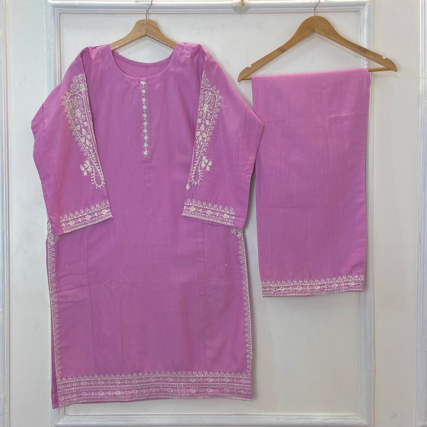 Pocketful Embroidered 2PC (Khaddar) D-306