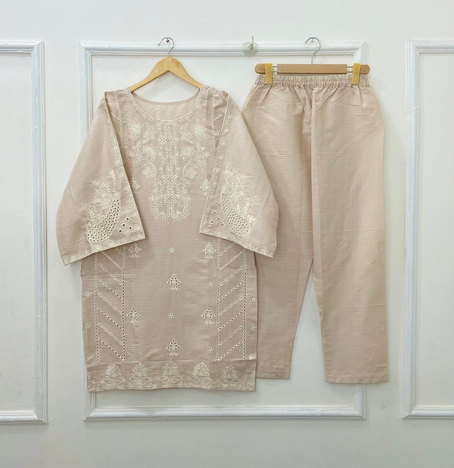 Dazzling Embroidered 2PC (Premium Cotton) D-419