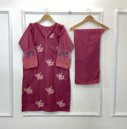 Lavish Embroidered 2PC (Best Seller) (Khaddar) D-174