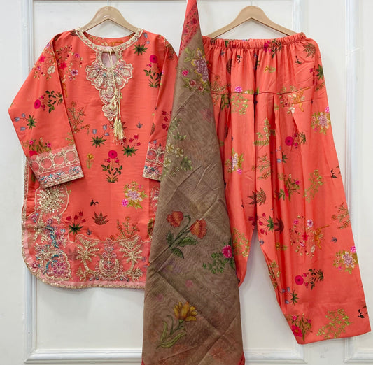 Farshi Era | 3PC Bana Dora D-554