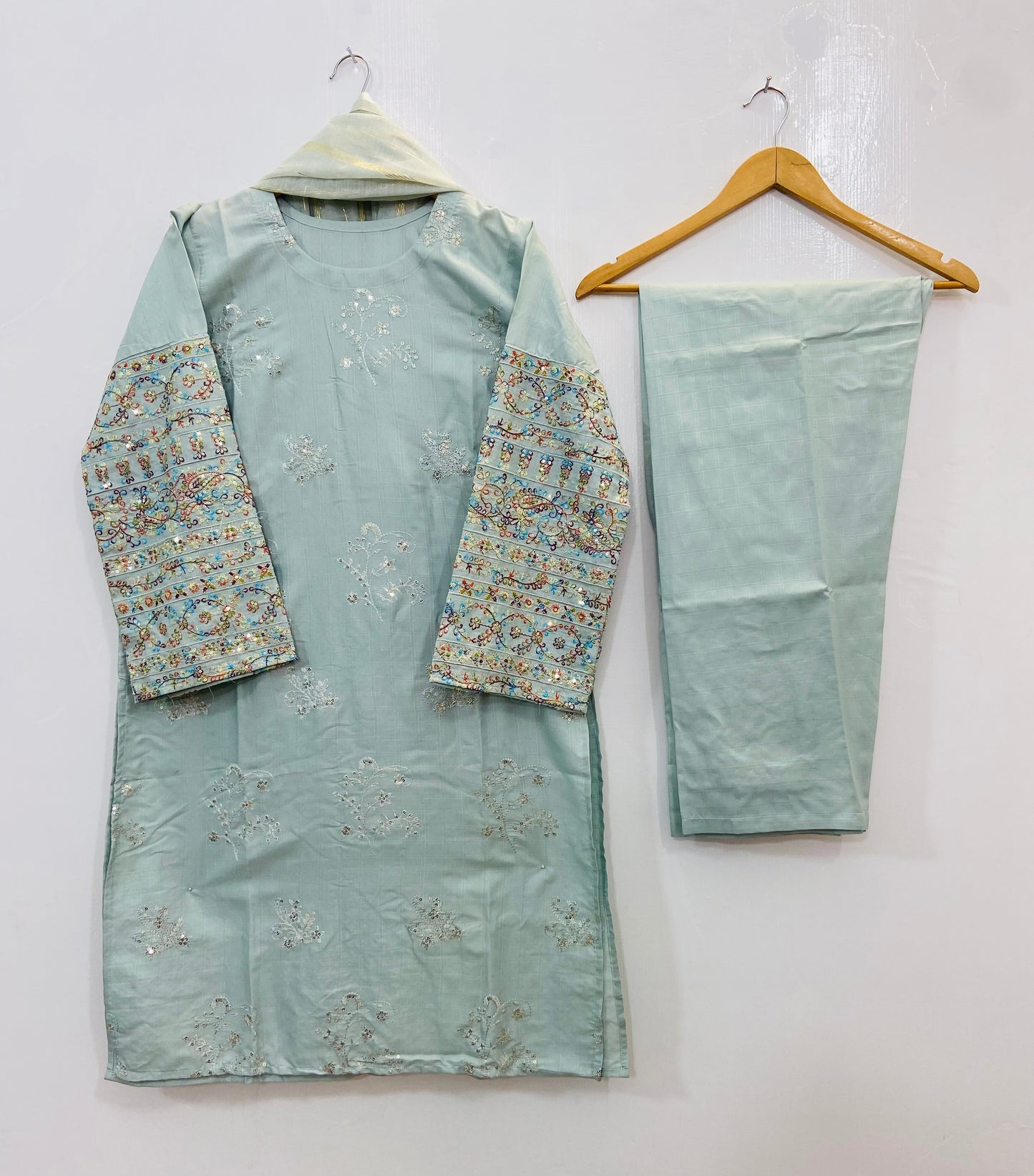 Sequins Embroidered Chic (Khaadi Cotton) D-93