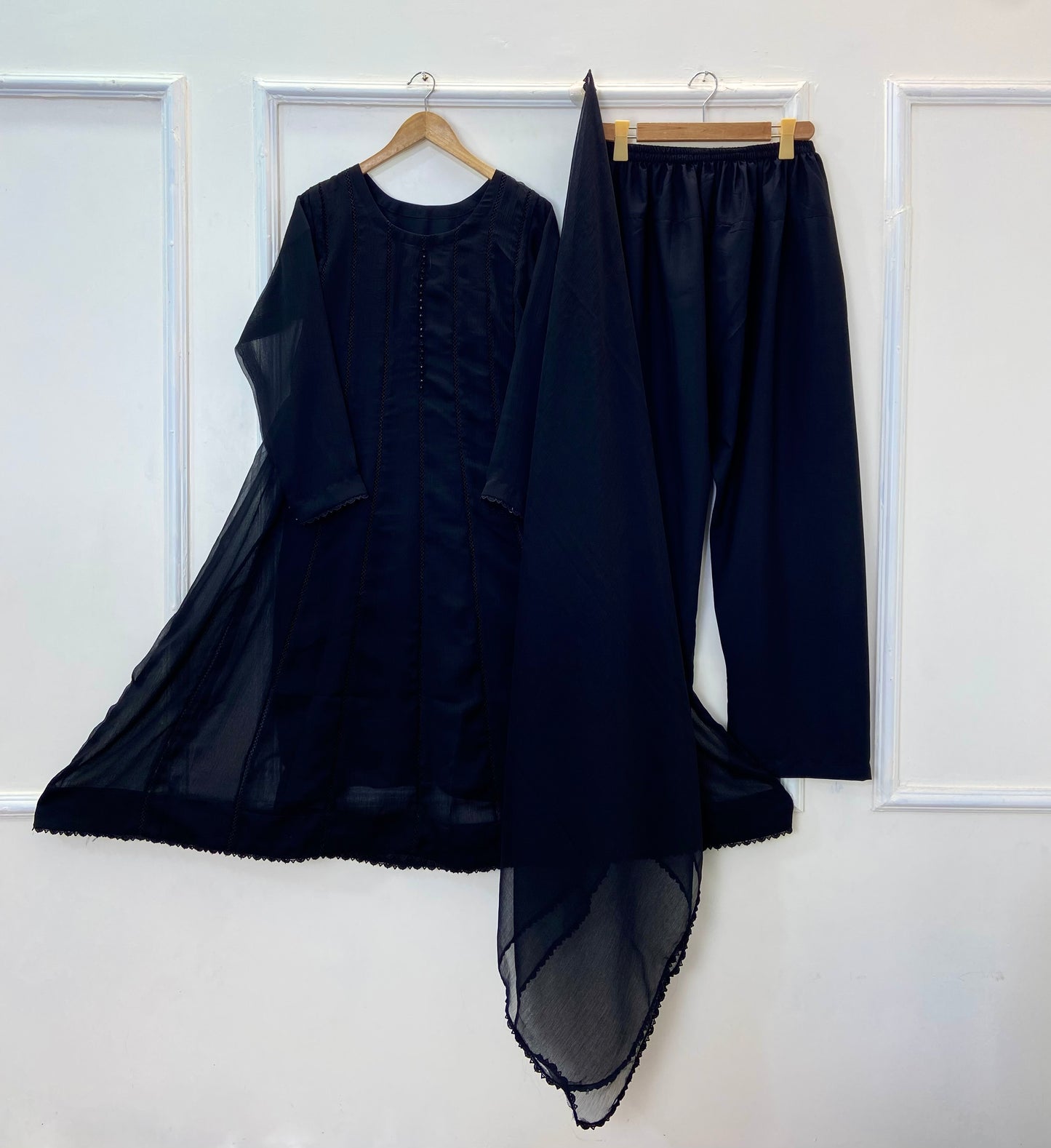 Flowy Glamour Frock 3PC (Chiffon) D-262