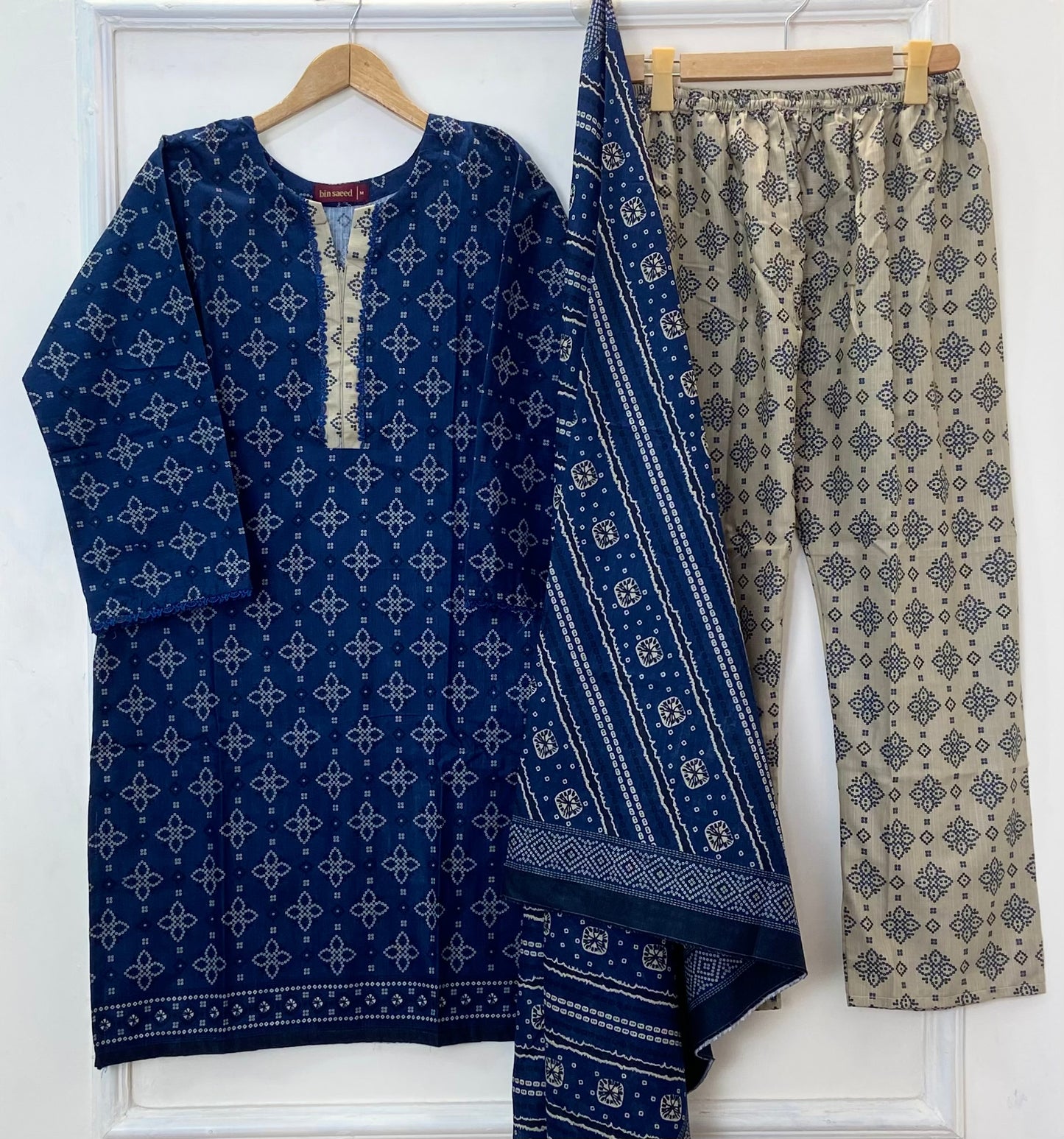 Bin Saeed Winter Edit: 3PC (Khaddar) D-292