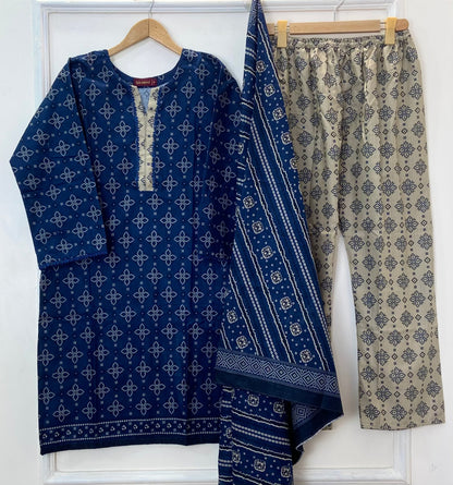Bin Saeed Winter Edit: 3PC (Khaddar) D-292