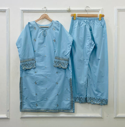 Noor-e-Eid 2PC (Cotton) D-538