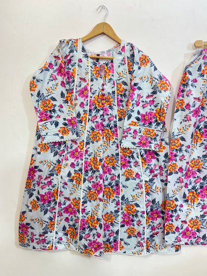 Lawn Frock (Floral Beauty)