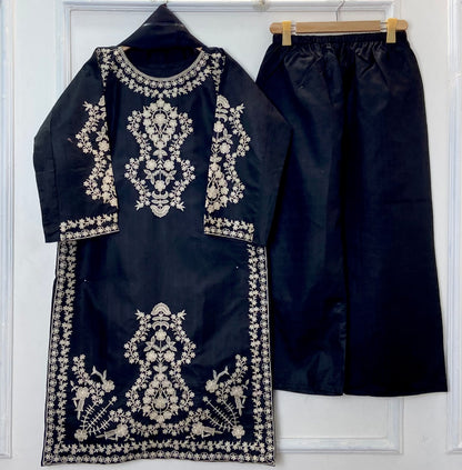 Heavenly Embroidered 3PC (Premium Cotton) D-352