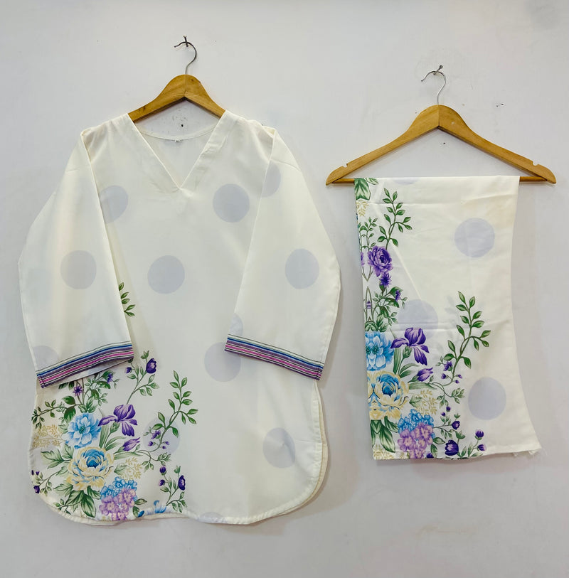Elegant Trendy Co-Ord Sets (Swiss Silk) D-67