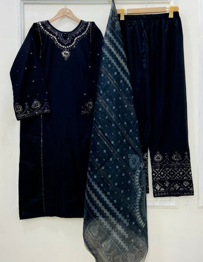 Guluna Formals | 3PC Lawn Cotton D-572