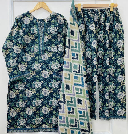 Binsaeed Edit: 3PC (Lawn) D-404
