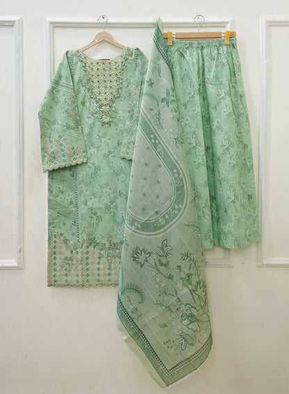 Mint Pistachio Luxe | 3PC Lawn