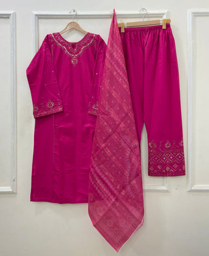 Guluna Formals | 3PC Lawn Cotton D-572