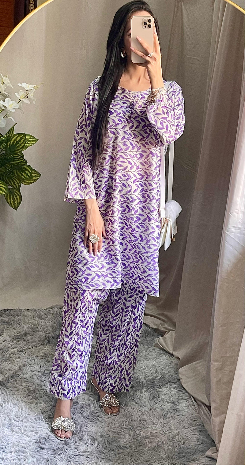 Printed Farshi 2PC (Lawn) D-44