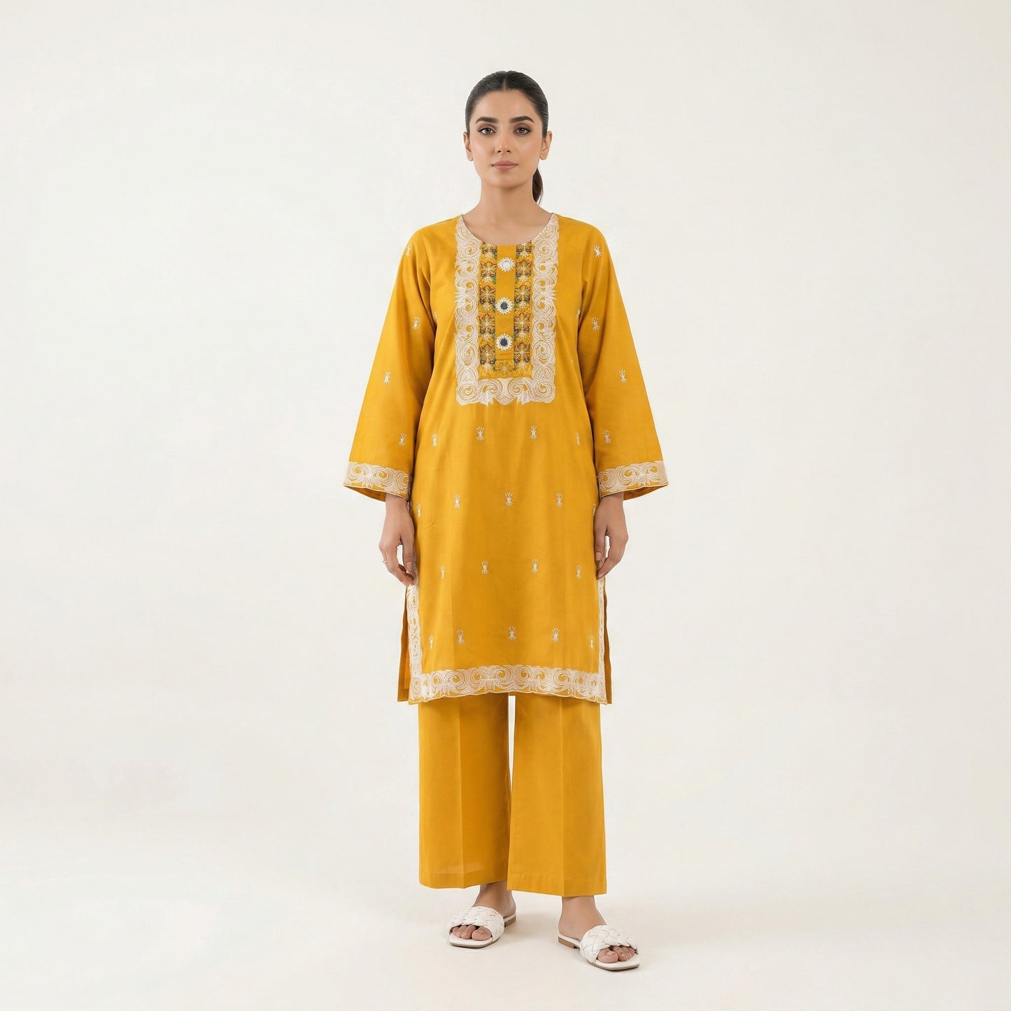 Embroidered | 2PC Cotton D-590