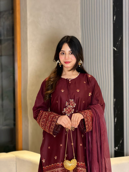Noori Chicken Kari | D-471 Maroon l