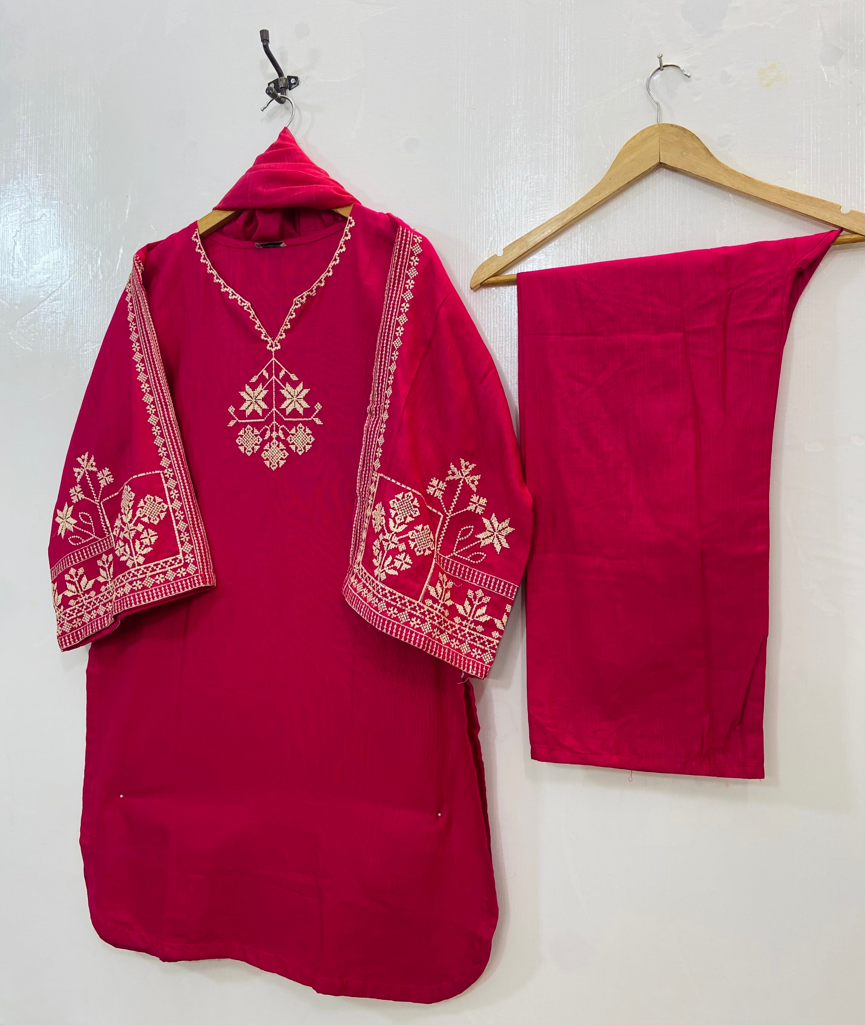 Perfect Pocketful 3PC (Khaddar) D-137