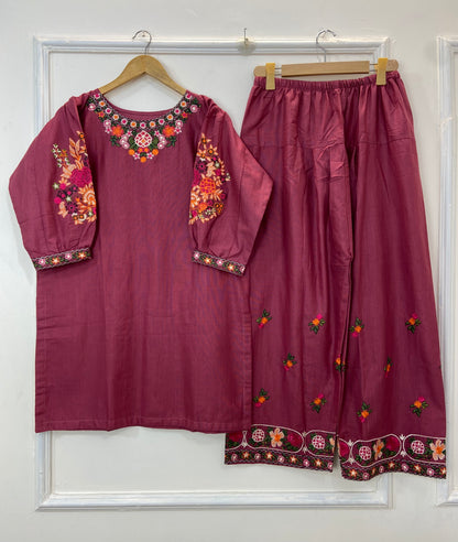 Embroidered Farshi Beauty 2PC (Khaddar) D-176
