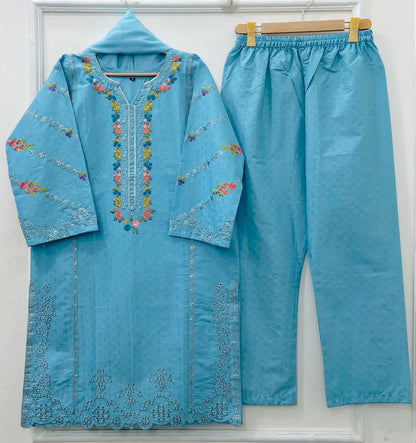 Eid Series: 3PC (Cotton) D-536