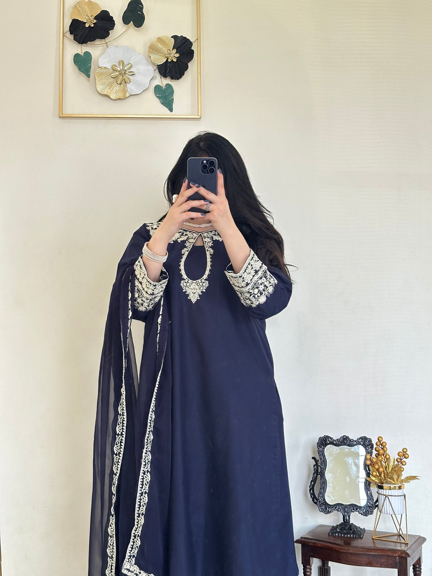Dreamy Blue | 3PC Cotton Lawn D-632