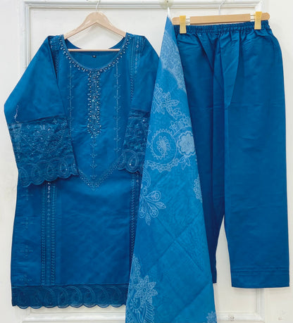 Festive Wear | 3PC Premium Cotton D-662