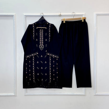 Classic Embroidered 3PC (Khaddar) D-307