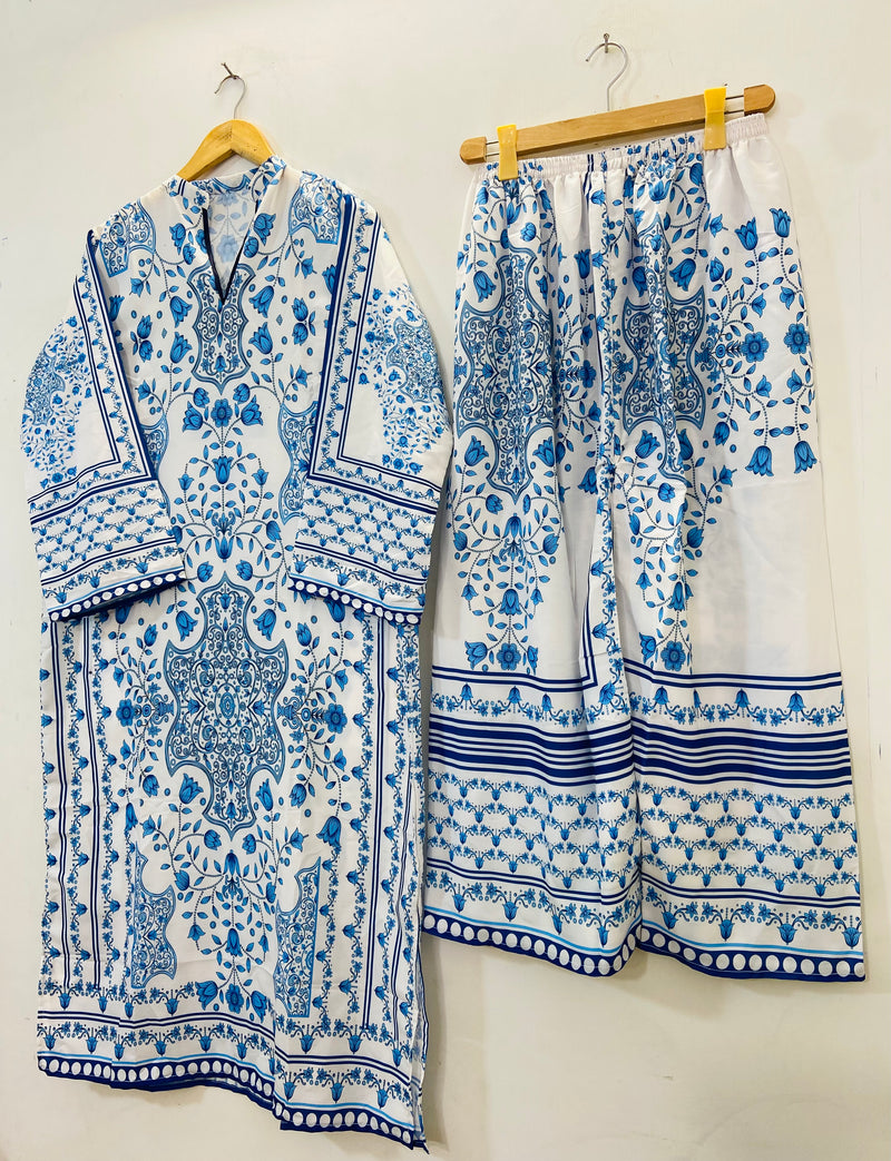 Dreamy Long Co-Ord Set (Swiss Silk) D-80