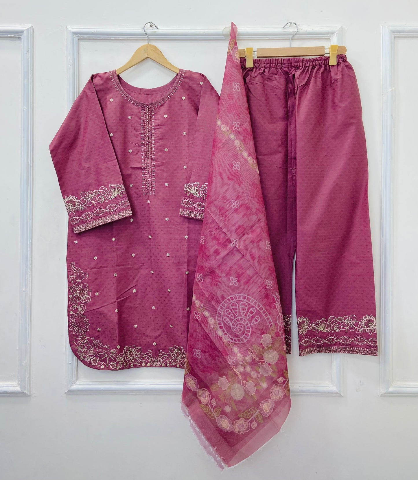 Festive Wear 3PC (Cotton) D-516