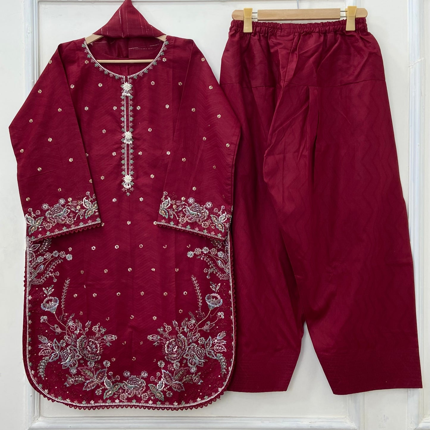 Chandni Farshi 3PC (Cotton) D-537