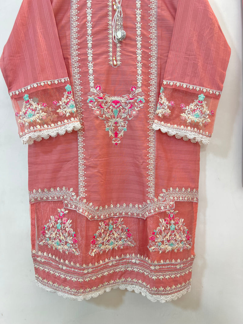 3PC Embroidered Cotton Lawn -11