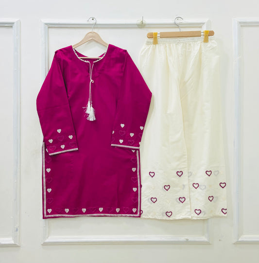 Heartloom Co-Ord Set | Premium Cotton D-663