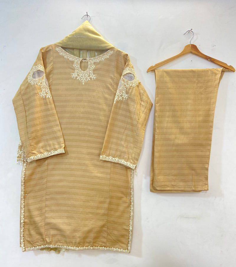Front Back Embroidered 3PC (Cotton Lawn) 19