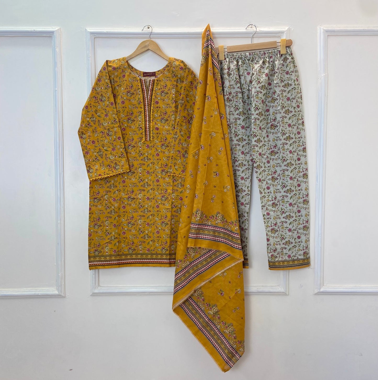 Bin Saeed Winter Edit: 3PC (Khaddar) D-292