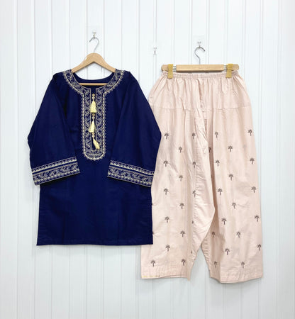 Article no: D-811 Cotton 2piece