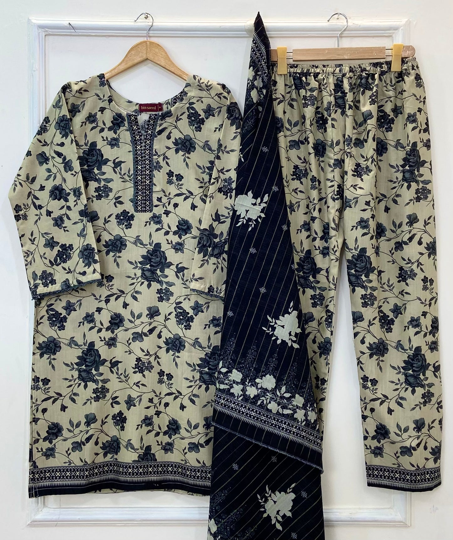 Bin Saeed’s Winter Edit 3PC (Khaddar) D-213