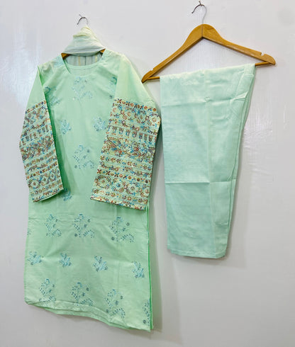 Sequins Embroidered Chic (Khaadi Cotton) D-93
