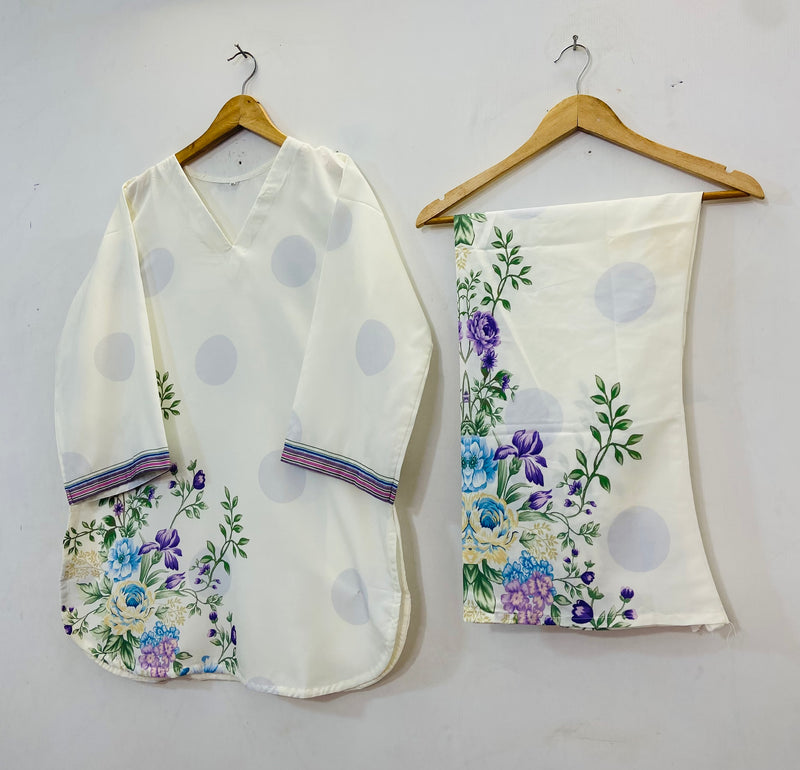 Elegant Trendy Co-Ord Sets (Swiss Silk) D-67