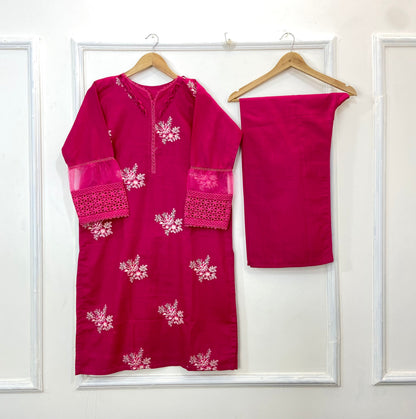 Lavish Embroidered 2PC (Best Seller) (Khaddar) D-174