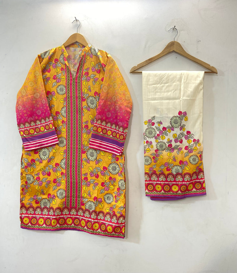 Summer Vibes Co-ord Sets (Swiss lawn) D-60
