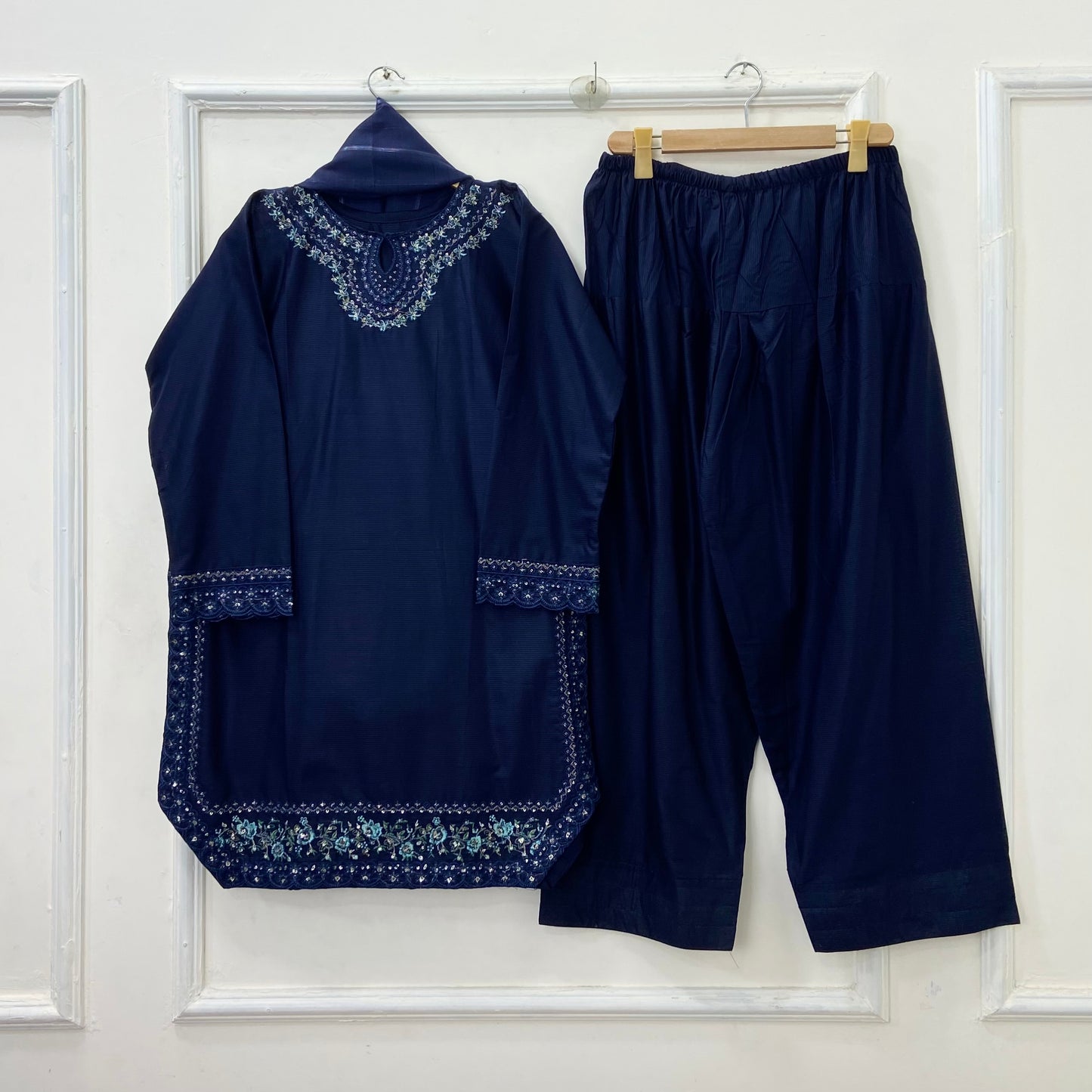 Traditional Eid Shalwar Kameez 3PC (Premium Cotton) 3PC D-477