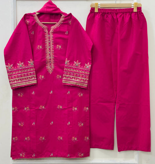 Festive Wear 3PC (Premium Cotton) D-504