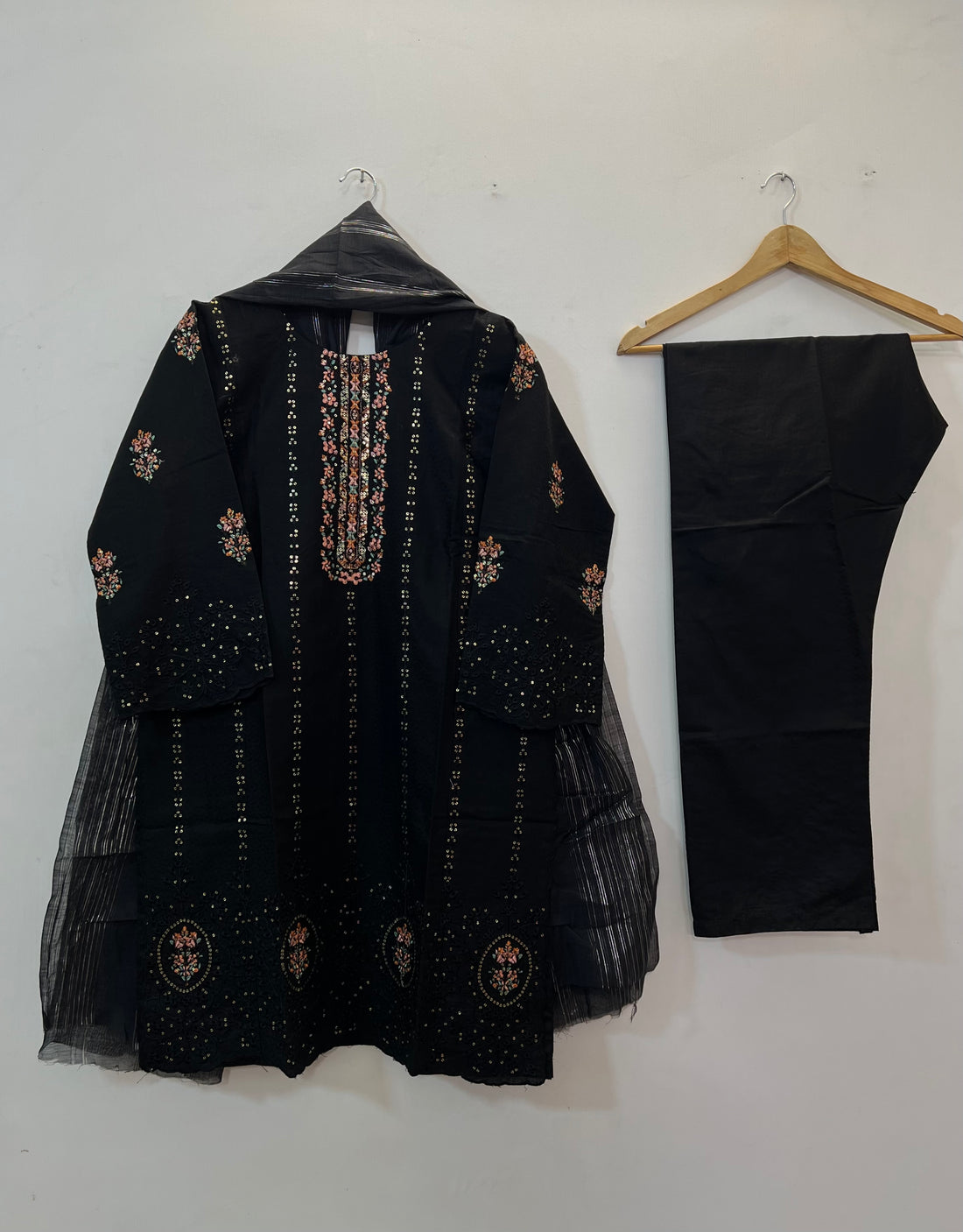 Chicken Kari 3PC (Cotton Lawn) 05-Black