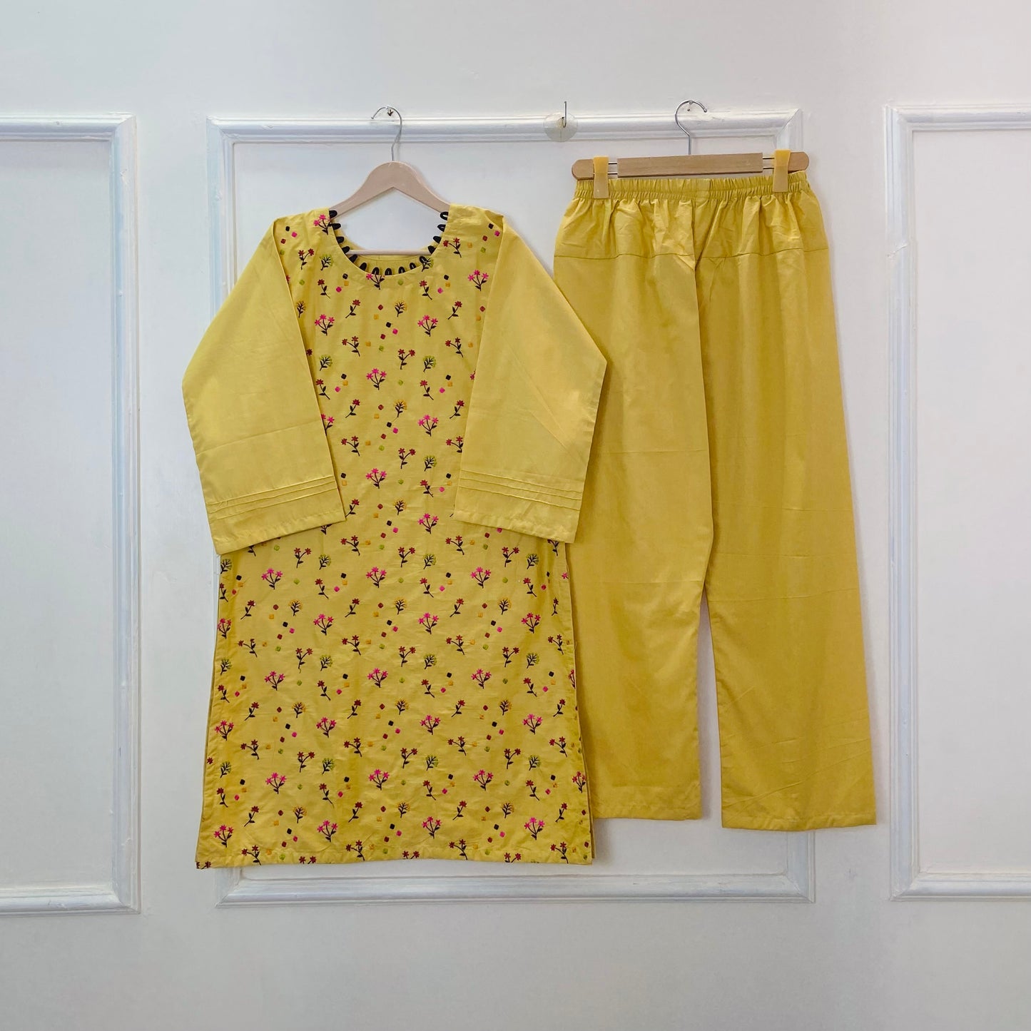 Floral Frenzy Embroidered 2PC (Premium Cotton) D-360