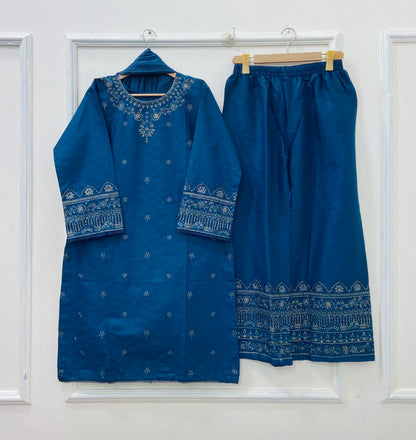 Rang-e-Eid 3PC (Cotton) D-532
