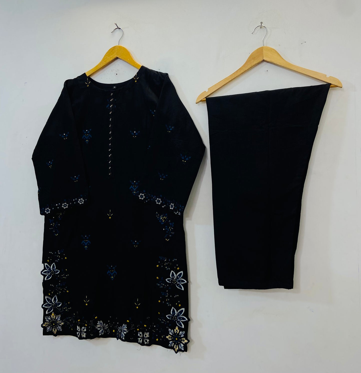 Cutwork Embroidered 2PC (Self Cotton) D-81